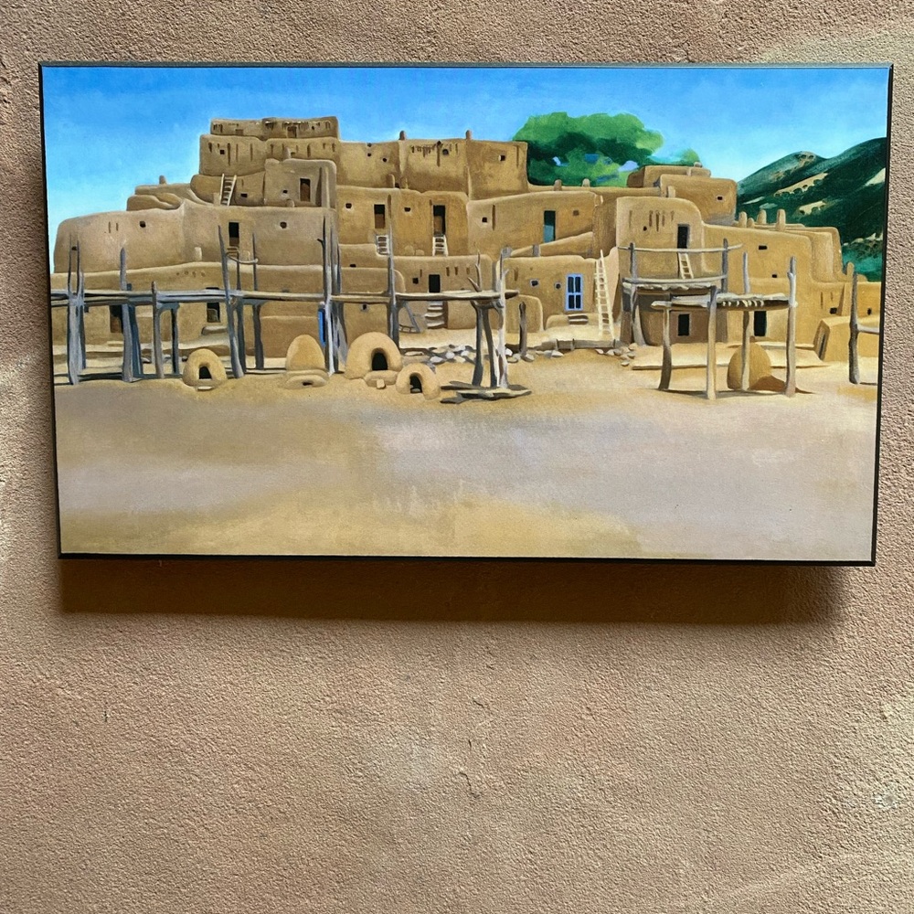 Southwestern Adobe Village Wall Art